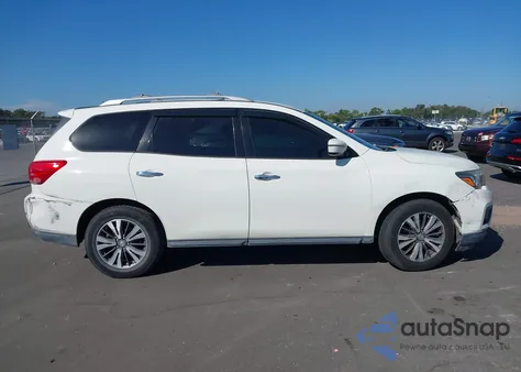 2017 Nissan Pathfinder Sv z USA, uszkodzony, nr VIN 5N1DR2MN5HC646844